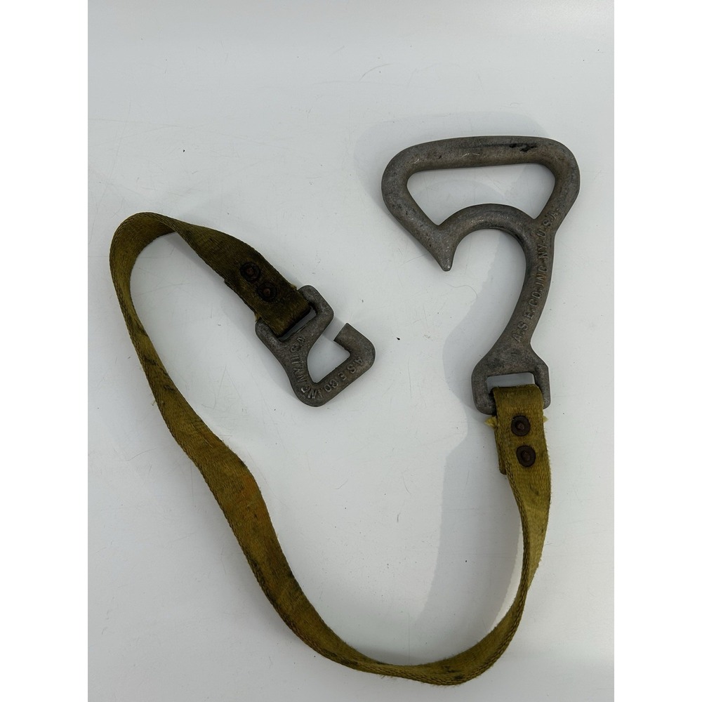 Vintage Firefighter Hose & Ladder Strap A.S E. Inc. NY USA